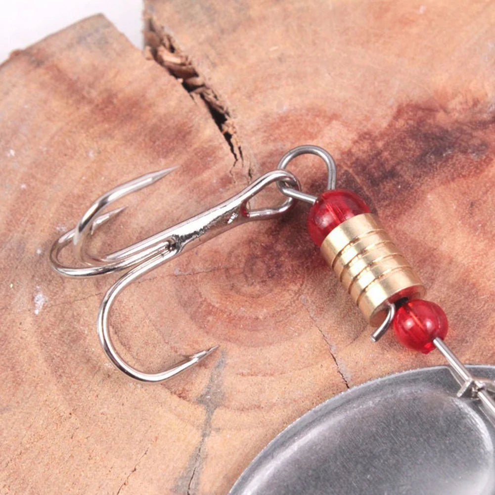 JOCESTYLE 30pcs Metal Spoon Spinner Fishing Lure Set