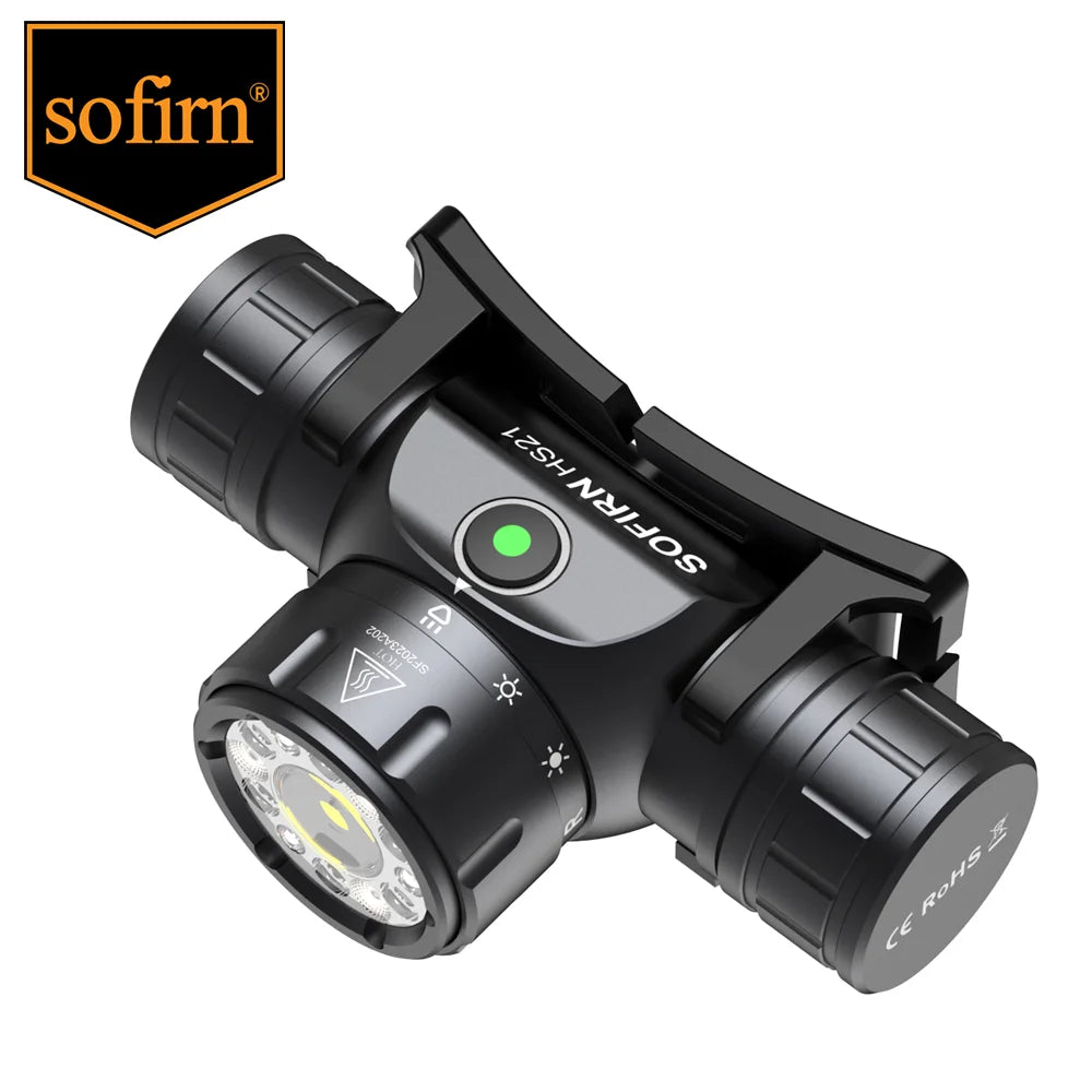 Sofirn HS21 2000lm USB C Rechargeable EDC Headlamp Infrared Switch