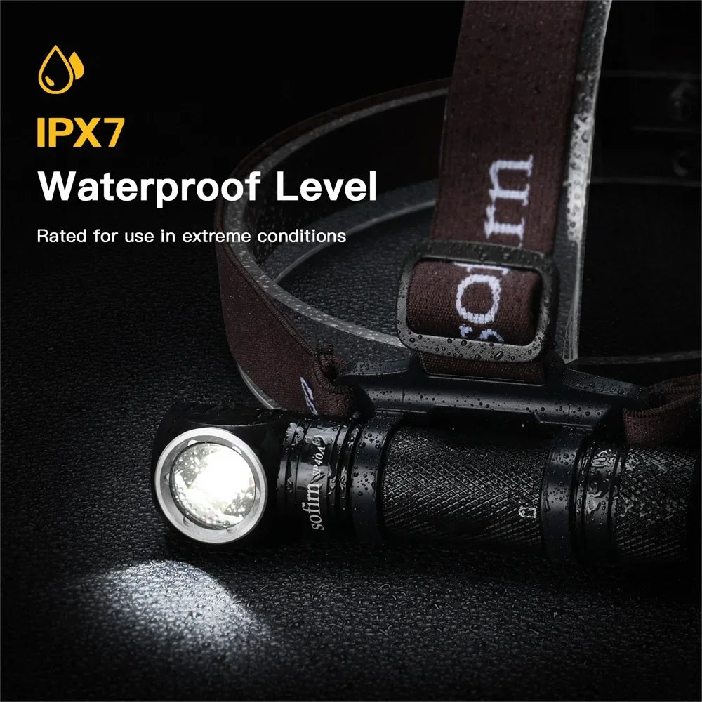 Sofirn SP40A 1200lm Headlamp With USB C Rechargeable 18650