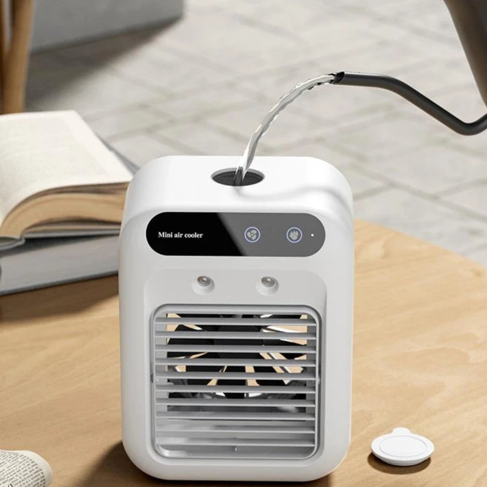 Portable USB Water Cooled Air Cooler Fan For Room Office Car Personal Space
