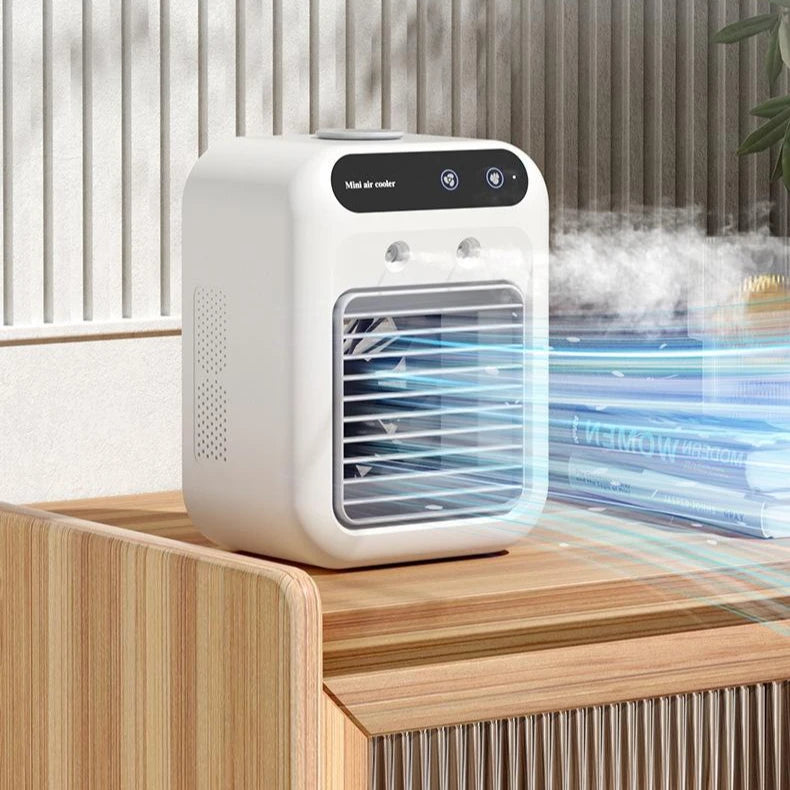 Portable USB Water Cooled Air Cooler Fan For Room Office Car Personal Space