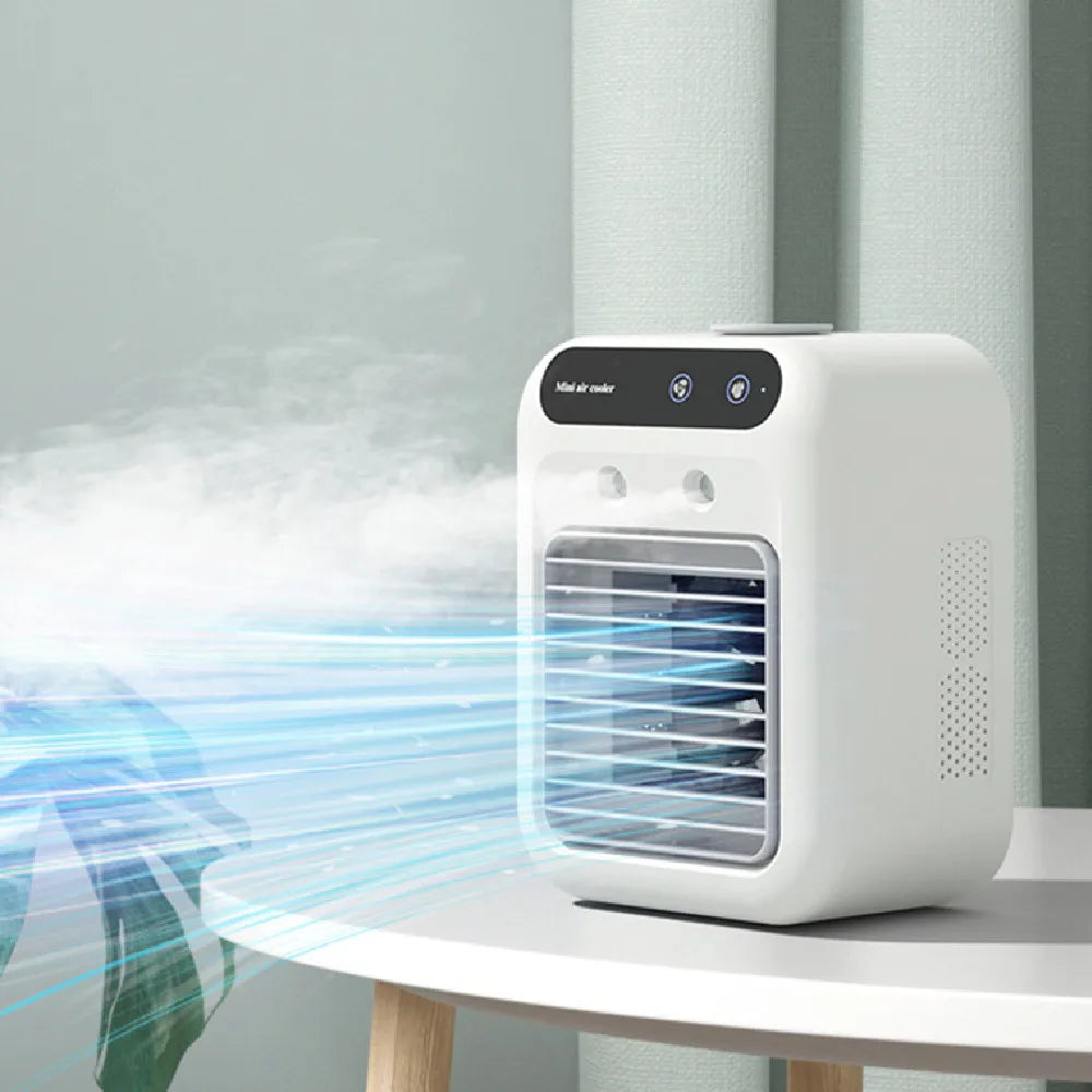 Portable USB Water Cooled Air Cooler Fan For Room Office Car Personal Space