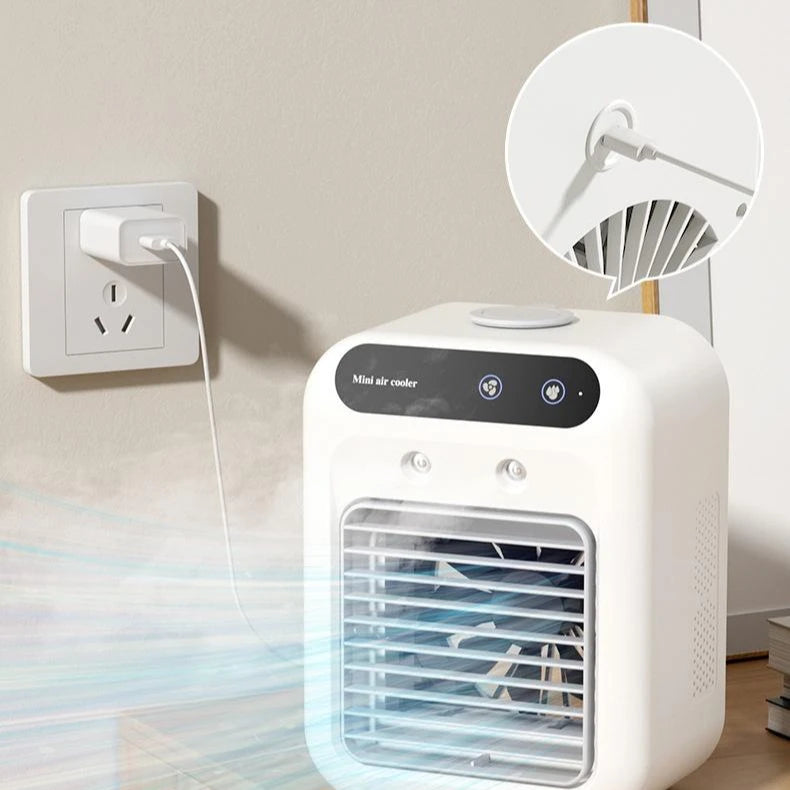 Portable USB Water Cooled Air Cooler Fan For Room Office Car Personal Space