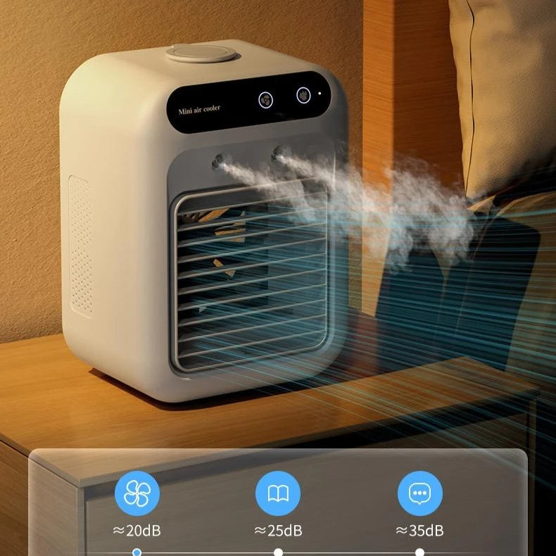 Portable USB Water Cooled Air Cooler Fan For Room Office Car Personal Space