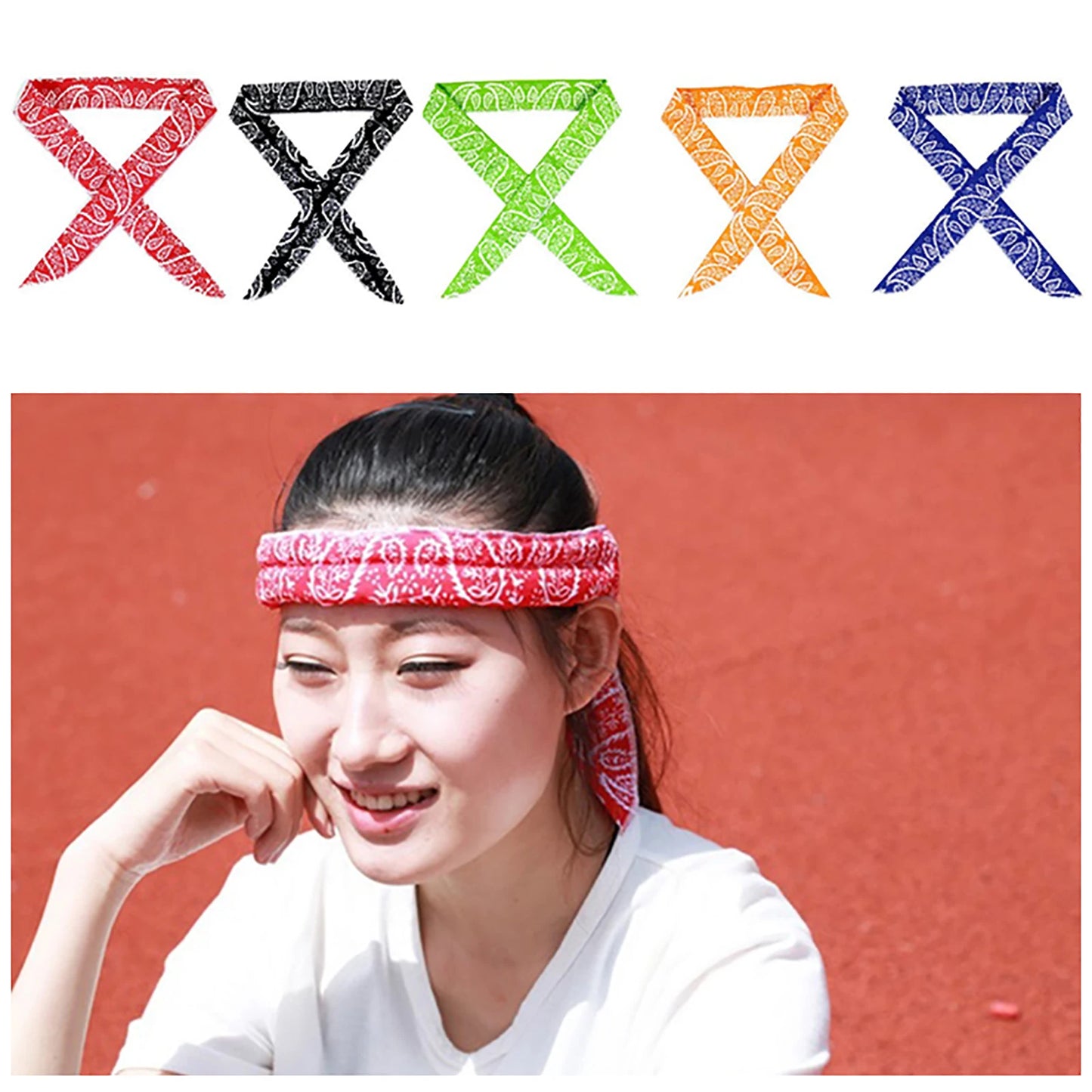 APWIKOGER Cooling Bandana Scarf Instant Ice Neck Wrap For Outdoors
