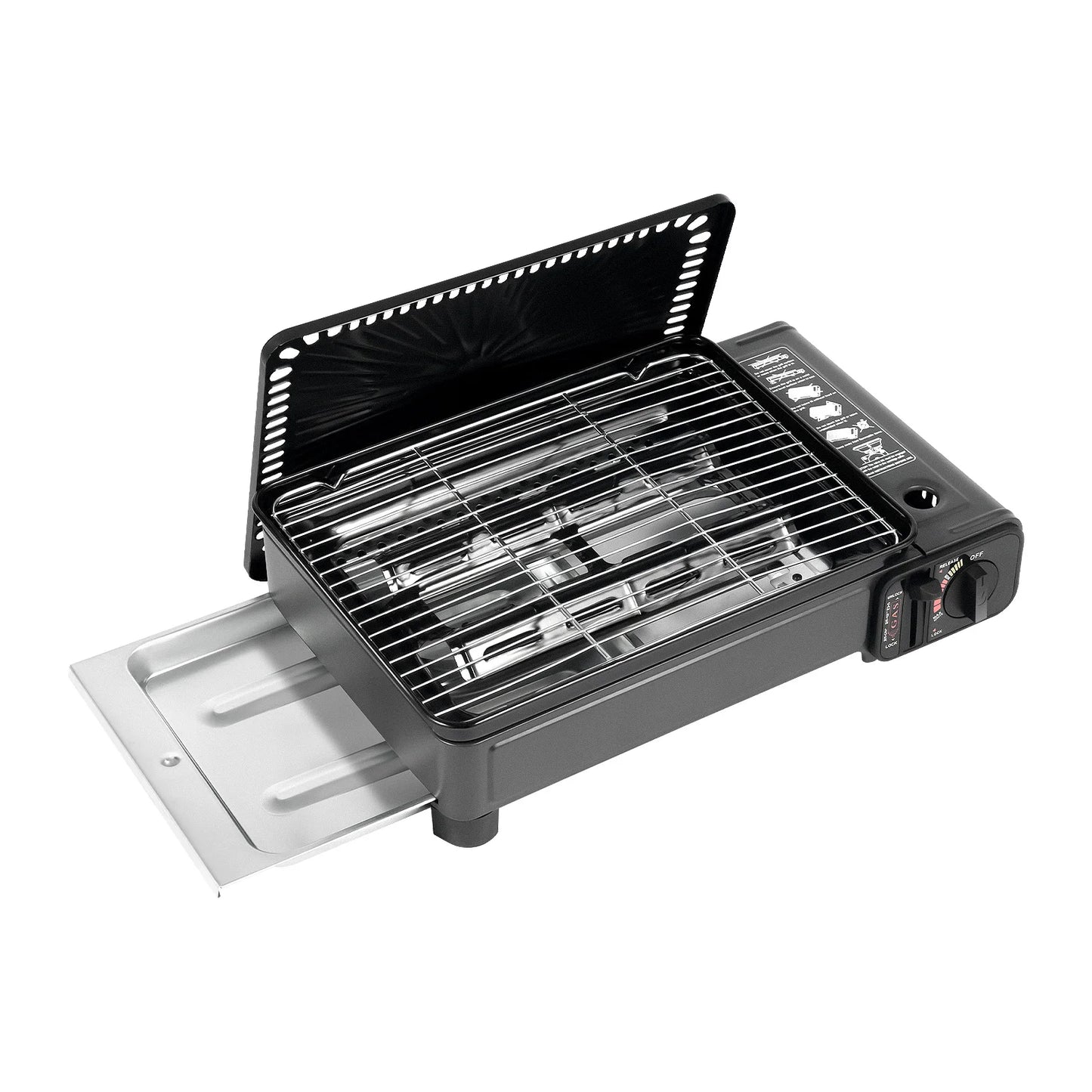 Portable Camping Butane Gas Stove for Outdoor Cooking and Trekking