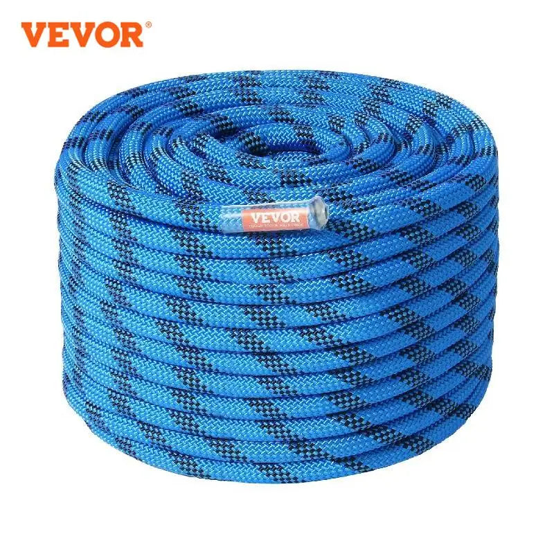 VEVOR Static Rock Climbing Rope 32kN Break Strength Outdoor Adventure