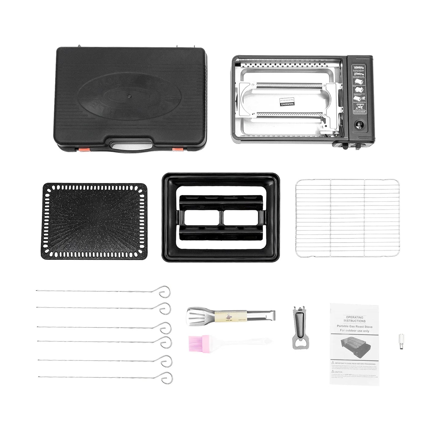 Portable Camping Butane Gas Stove for Outdoor Cooking and Trekking